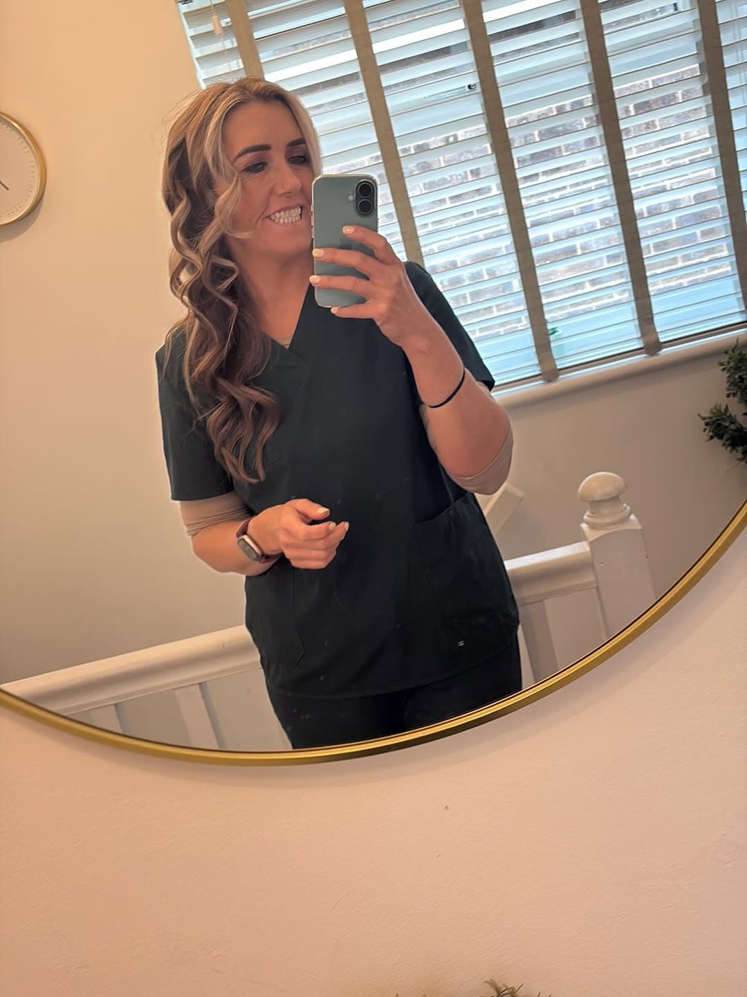 Amy Victoria Moss, the hairdresser behind AVM Hair, in her studio