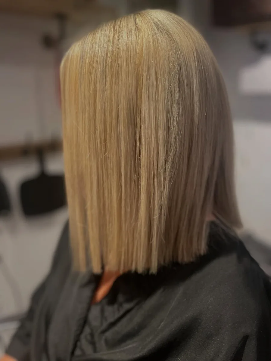 Hair finished at the AVM Hair studio in Dukinfield, August 2025
