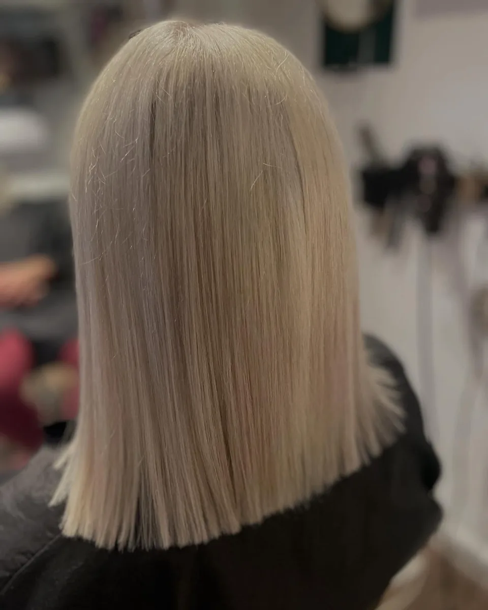 Hair finished at the AVM Hair studio in Dukinfield, May 2025