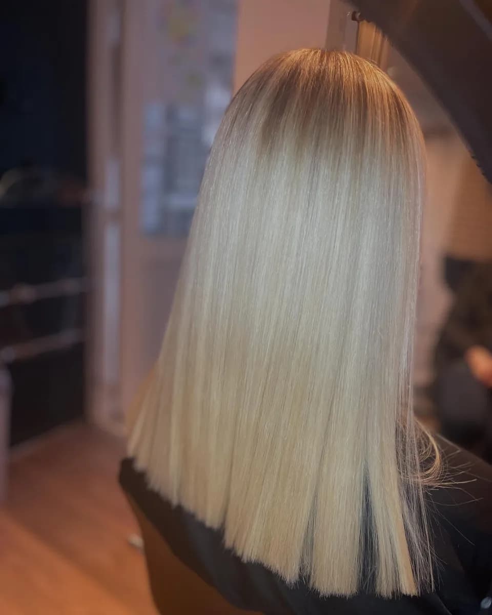 Hair finished at the AVM Hair studio in Dukinfield, March 2025