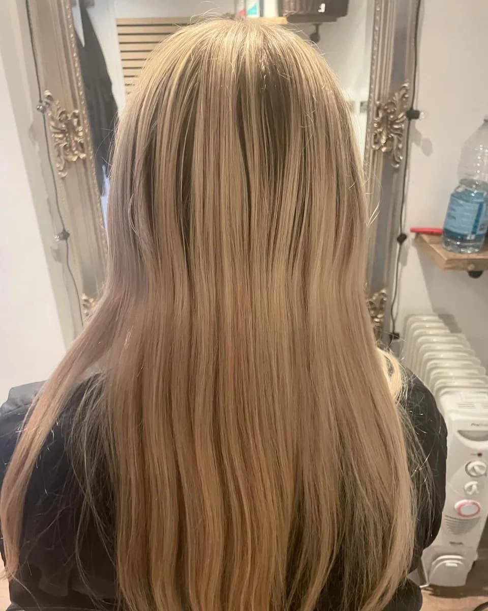 Hair finished at the AVM Hair studio in Dukinfield, November 2024