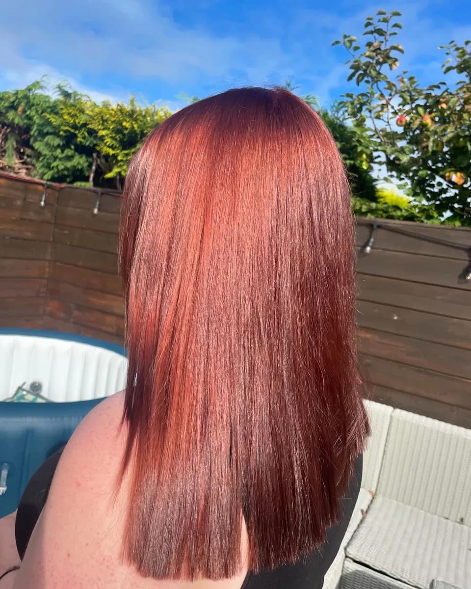 Hair finished at the AVM Hair studio in Dukinfield, September 2024