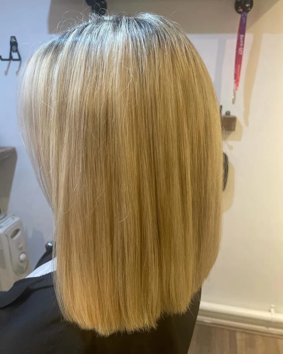 Hair finished at the AVM Hair studio in Dukinfield, September 2024